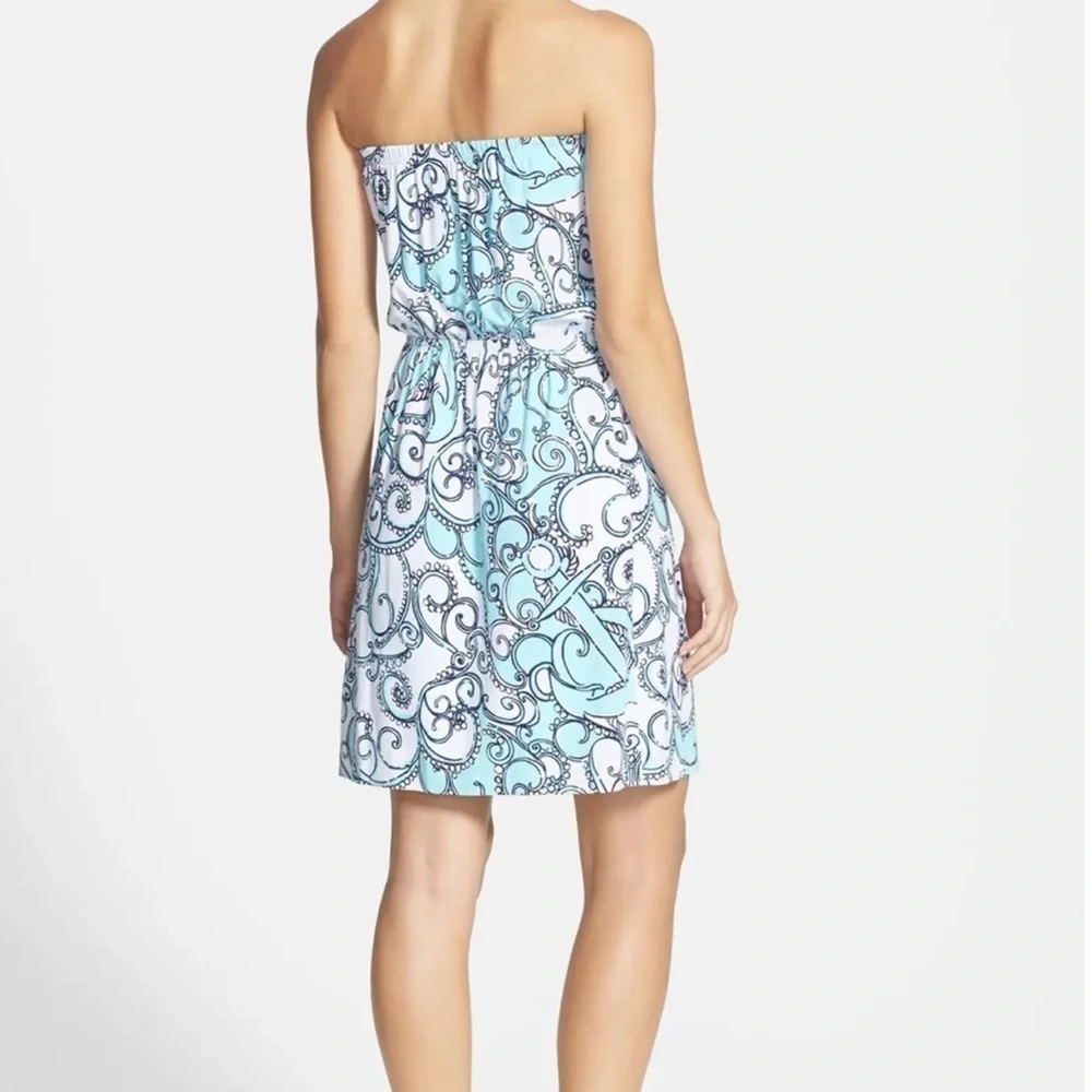 Lilly Pulitzer Atwood' Strapless Print Jersey D58 - Picture 6 of 8